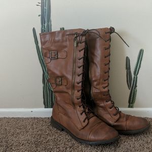 Lace up boots